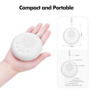 3 Types White Noise Sound Machine with 7 colors Mood Light Natural Sounds & Music Playback Memory & Timing Sleep Therapy