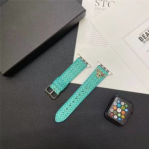Designer Luxury Apple Watch Band 45mm 42mm 41mm 40mm 38mm 44mm 49mm Fashion woven pattern Watchs Strap Wristband For Iwatch 3 4 5 6 7 8 9 SE band Watchbands 98123