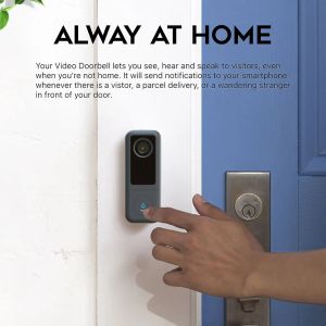 Tuya Video Doorbell wifi 2k Door Bell IP Camera Smart Home Security Tway Video Intercom DoorbellサポートAlexa Google Home