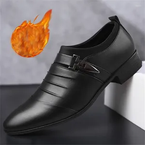 Dance Shoes 2024 Classic Oxford Pattern Business Flat Men Designer Formal Dress Leather Men's Loafers Christmas Party