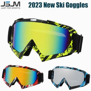 Eyewear New Ski Goggles AntiFog Skiing Eyewear Winter Outdoor Sports Cycling Motorcycle Windproof Snowboard Goggles Glasses Men Women