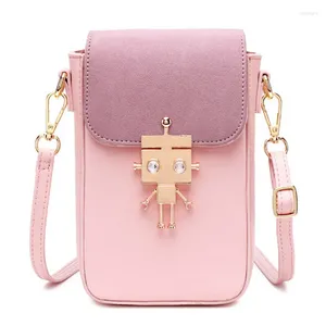 Borse a tracolla Borsa per cellulare piccola da donna in stile coreano Borsa a mano per cellulare Messenger femminile Borse di lusso da donna Designer Corssbody