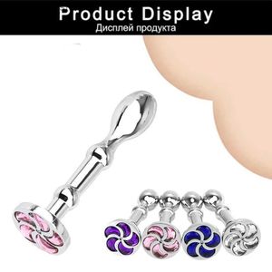 Other Health Beauty Items Anal plug stainless steel butt plug tail crystal jewelry suitable for female/male anal pseudopenis adult sex shop Y240402