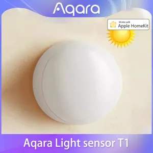 Control 2023 Aqara Light Sensor T1 Brightness Sensor Zigbee 3.0 AutoSmart home Light Detector Magnetic APP Control Work For Homekit