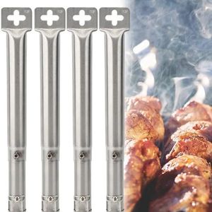 Werkzeuge 4pcs Universal Grillrohr Verstellbares Edelstahl -Brenner Außengas Ersatzemen