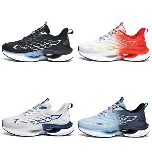 Scarpe da corsa in mesh uomo bianco nero blu rosso Trendy traspiranti leggere scarpe da ginnastica sportive da uomo GAI