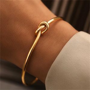 Edelstahl Armbänder Vintage Herrenmode Gewebte Twist Textur Armreifen Für Frauen Schmuck Statement Streetwear Goth Geschenke AB66