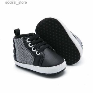 Primi camminatori Scarpe da neonato Scarpe da ginnastica Autunno Solido Scarpe da culla unisex Infantile Calzature in pelle PU Mocassini per bambini Scarpe da primo camminatore per bambina 0-18Mos L240402