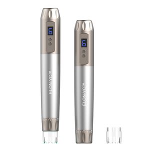 Hydra Pen H6 LED -ljusmikronedlar 12 stift Nano Needle Hydra Pen Needles Patroner Auto Anti Aging Skin Beauty Care Machine