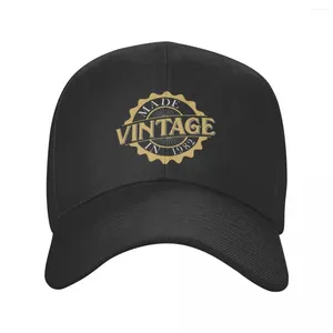Ball Caps Custom Made In 1982 Vintage Sayings Baseball Cap For Men Women Adjustable 40th Birthday Trucker Hat Sports