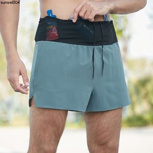 Designer shorts nya explosioner shorts mens falska tvådelar dubbelskikt maraton längdåkning löpande träning byxor snabb torkning tre delar