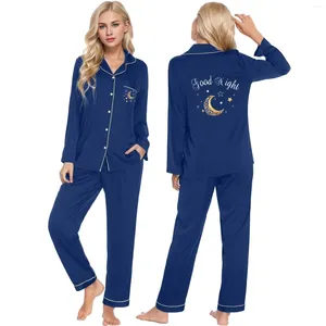 Home Clothing Couples' Long Sleeve Night Gown Set With A Subtle Sheer Feel And Silk Like Texture Pajamas Women