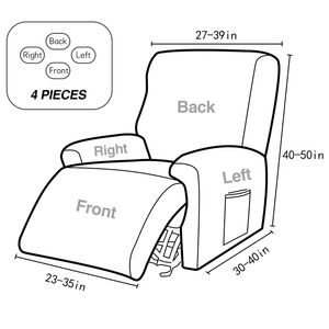 Floral Rectliner Sofa Cover Lazy Boy Count Cover Elastic Massage Sofa Slipsovery do salonu leżakowe okładki na fotele