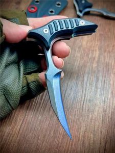 2 Models Claw karambit Fixed blade Knife D2 Blade G10 Handles Pocket Knives Self-Defense EDC Tools