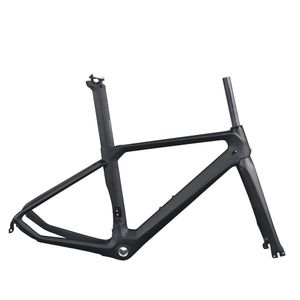 Offerta speciale Offerta in fibra di carbonio Freno Bicycle Bicycle Road Frame TT-X11 BSA Bottom Bracket Max Piene 700*28C