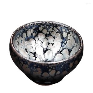 Cups Saucers Jianyang Jianzhan Cup Tea Ceramic Oil Drop Large Master Tasting Personal Bowl