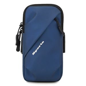 6.5Inch Phone Arm Bag Polyester Waterproof Double Layer Large Capacity Breathable Outdoor Fitness Running Cellphone Card Case