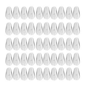 Super Soft Air Chamber Silicone Nose Pads For Optical Eyewear Glasse Accessories Screw-In Anti-Slip Nose Supplies F3MD