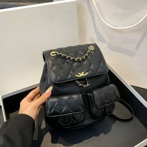 Läderhandväska designer 50% rabatt på export kvinnors varumärkesväskor hög kvalitet och stor kapacitet ryggsäck kedja casual singel axel crossbody mångsidig väska för