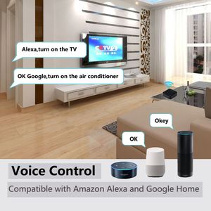 Tuya Smart IRリモートコントロール組み込み温度と湿度センサー用エアコンTV DVD AC Works、Google Home