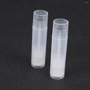 Storage Bottles 50 Pcs Lip Tube Clear Gloss With Caps Container Tubes Filling Empty Containers Travel Lipstick