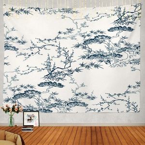 Tapissries Fantasy Boho Tapestry Fall Leaves Designstil Estetiskt mönster Hemvägg hängande sovrum rumsdekor filt