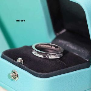 Designer Double Ring for Women Men 1837 Jewelry S Sterling Sier High Quality Fashion Trend Couple Anniversary Style T Rings Valentines Day 2024