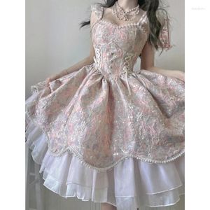 Party Dresses Gagarich Fashion Princess Flying Sleeves Spliced Ties Waist Wrapped Dress Women Summer Unique High End Design Vestidos