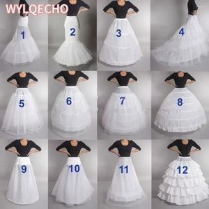 Roupas étnicas 6 Hoops Petticoats Bustle para vestido de baile Vestidos de casamento Underskirt Acessórios nupciais Crinolines Hanbok