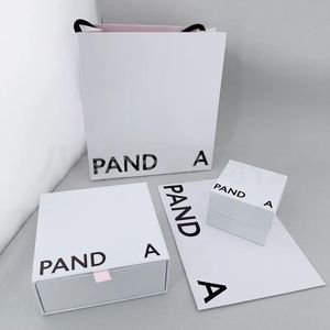 Embalagem conjunto de 3 peças bolsa pulseira colar caixa de anel Panjiadora sacos de presente requintados 240402