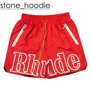 Rhude Shorts Men Designer Shorts Wysokiej jakości TrckSuit luksusowe modne spodnie uliczne luźne i cmofortable sprots rhude szorty damskie swobodne szybkie suche szorty 6752