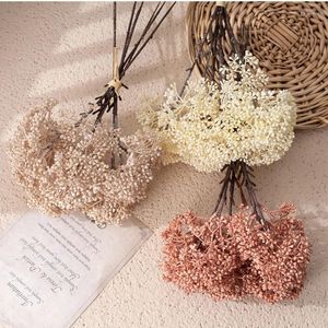 Decorative Flowers Artificial Rice Bundles Fruit Plastic Natural Style Plant Home Decor Floral Arrangements Materials Props