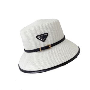 Weave Bucket Hat p breathable designer straw hat shopping street knitted gorra outdoor retro summer beach sun proof popular fashion luxury hats wide brim PJ088 C23