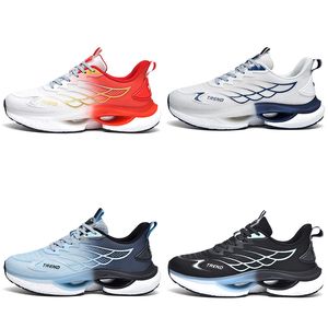 Mesh Running Shoes Man White Black Blue Red Trendy Light Weight Mens Trainers Sport Sneakers Gai