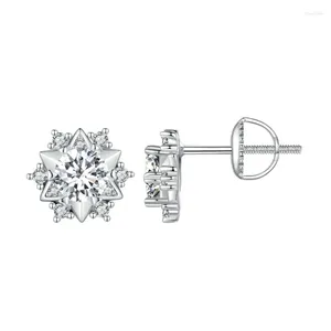 Stud Earrings Self Product 925 Sterling Silver High Moissanite Quality With Stars And Five Jewelry Making Fit Party