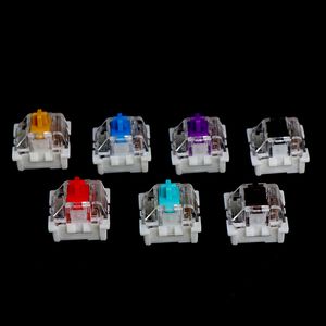 10X OUTEMU SWITCH MEKANISK Tangentbordsomkopplare 3PIN CLICKY LINEAR Tactile Silent Switches RGB LED SMD Gaming Compatible MX Switch