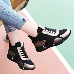 Casual Shoes for Women 2024 Lace Up Women's Vulcanize Solid Ladies High Quality Round Head Classic Sneakers