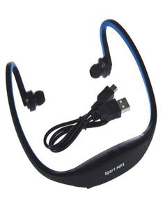 1pc USB Sport som kör MP3 Musikspelares headset hörlurar hörlurar tf slot nyest3886840