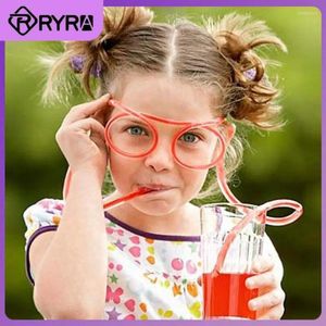 Drinking Straws Toys Soft Glasses Straw Flexible Funny Diy Cocktail Accessories Kitchen