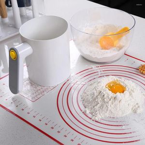 Baking Tools Flour Sifter Stainless Steel Screen Cup Shaped Icing Sugar Powder Filter Electric Sieve Kitchen Pastry Cake Tool Handheld