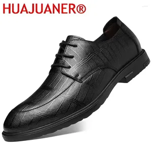 Casual Schuhe Marke Mode Leder Herren Hochzeit Business Kleid Nachtclubs Oxfords Atmungsaktive Arbeits Lace Up Für Mann