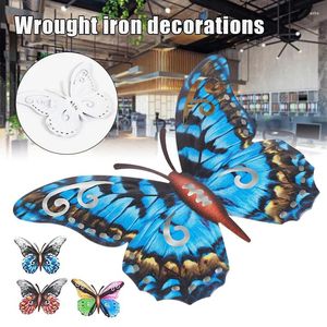 Wall Stickers Metal Butterfly Art Decor Sculpture Hanging For Indoor And Outdoor BV789