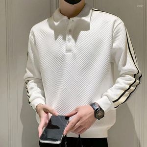 Erkek Polos T Polo Gömlek Erkekler İçin Sweatshirts Erkek Giysiler Siyah Üstler Sosyal Sosyal IT Moda Trendleri 2024 Satış Normal Bir Orijinal Tırnaklar