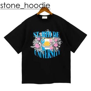 Rhude DesignerTシャツメンズTシャツラグジュアリーファッションブランドRHUDEシャツPOOLOルーズ通気性のあるグラッププリント服カジュアルコットンRHUDEシャツ高品質トップ6719