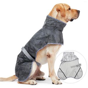 Dog Apparel Raincoat Raincoats For Large Dogs Daily Waterproof Poncho Overall Reflective Polyester