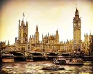 Wallpapers WELLYU 3D Custom Wallpaper London Bridge Po Home Decoration Mural Modern For Walls