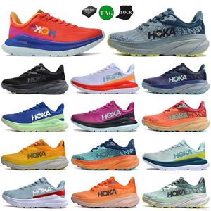 hokka Shoe one Bonedi 8 Athletic Running Sneakers Clifton 9 Carbone x 2 Kawana Challenger Cloud Bellwether Blue absorb shock Shifting Sand Mesh Profly Trainers