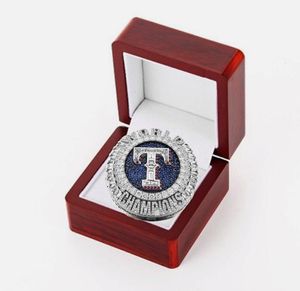 2022 2023 Baseball Rangers Seager Team Champions Championship Ring With Wood Display Box Sport Souvenir Men Fan Gift 2024