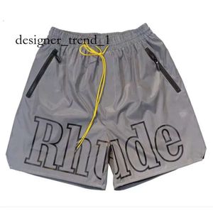 Rhude Shorts Projektant męski luźne, komfortowe modne spodni Rhude Nowa poliestrowa wysokiej jakości swobodne spodnie Rhude Short 9172