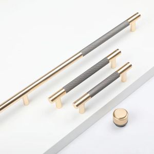 Nordic Light Luxury Gold Kitchen Furniture Cabinet Handles for Furniture Drawers Knobs Kitchen Handles 400mm Length Pulls